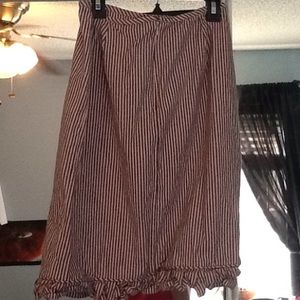 Causal cotton skirt